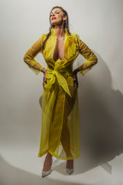 CHEETAH Costume Range - Neon Yellow Tulle Coat