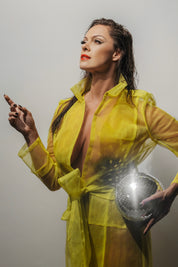 CHEETAH Costume Range - Neon Yellow Tulle Coat