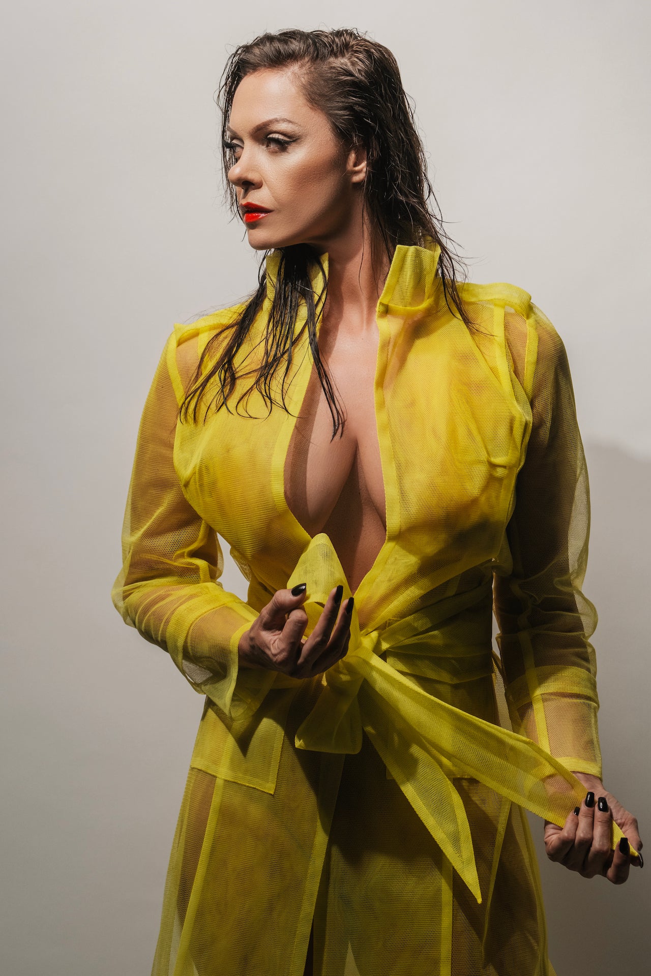 CHEETAH Costume Range - Neon Yellow Tulle Coat