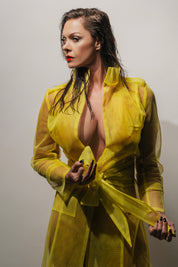 CHEETAH Costume Range - Neon Yellow Tulle Coat