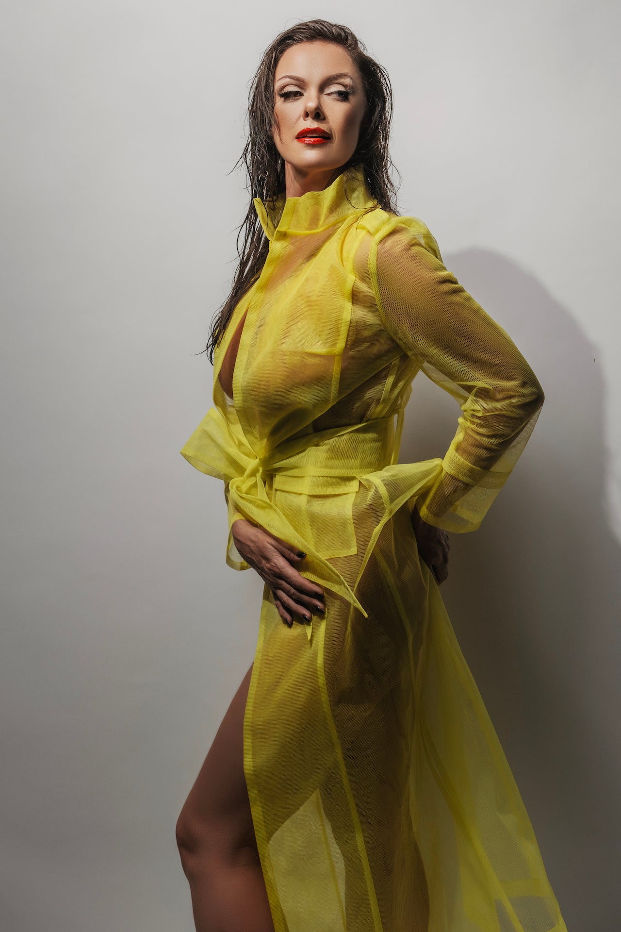 CHEETAH Costume Range - Neon Yellow Tulle Coat