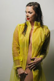 CHEETAH Costume Range - Neon Yellow Tulle Coat